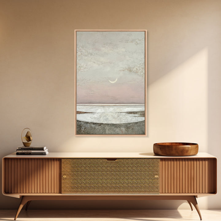 Peaceful Ocean Horizon Framed Canvas Print, Medical Office Art, Wall Art, Office Decor, Fine Art, Calm, Printable Card, MOA-2x3-60