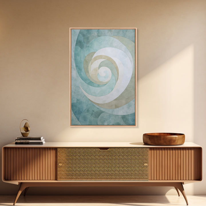 Abstract Healing Spiral Canvas Print, Medical Office Art, Digital Wall Art, Office Decor, Fine Art, Calm, Healthcare Wall Art, MOA-2x3-71