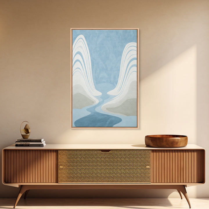 Simple Line Figure Framed Canvas Print, Medical Office Art, Digital Art, Office Decor, Fine Art, Calm, Medical Decor, MOA-2x3-74