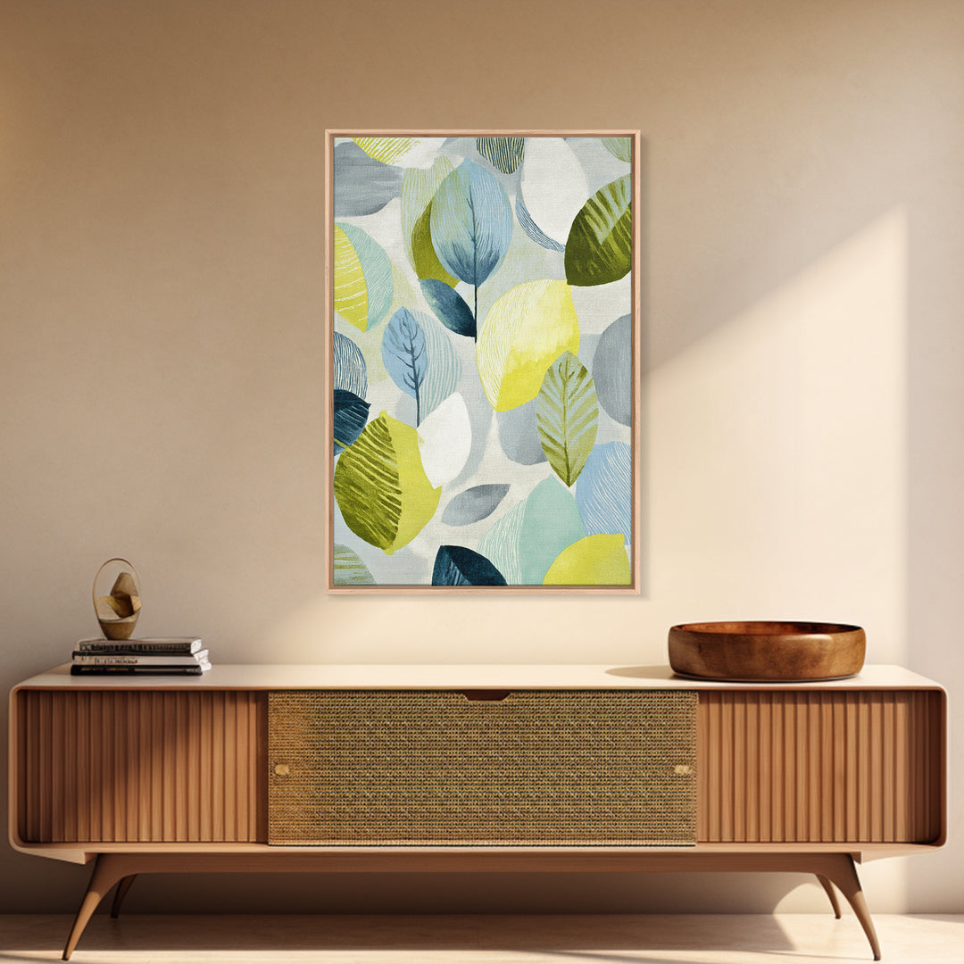 Fresh Citrus and Leaves for Bright Optimism Framed Canvas Print, Medical Office Art, Anatomy Poster, Office Decor, Oil Painting, MOA-2x3-8