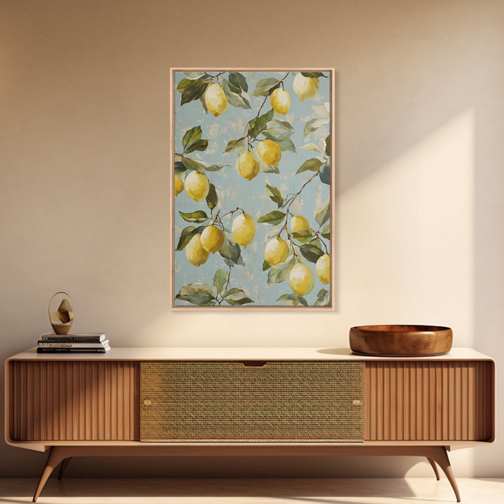 Fresh Citrus and Leaves for Bright Optimism Canvas Print, Medical Office Art, Office Decor, Calm, Medical Wall Art, MOA-2x3-80