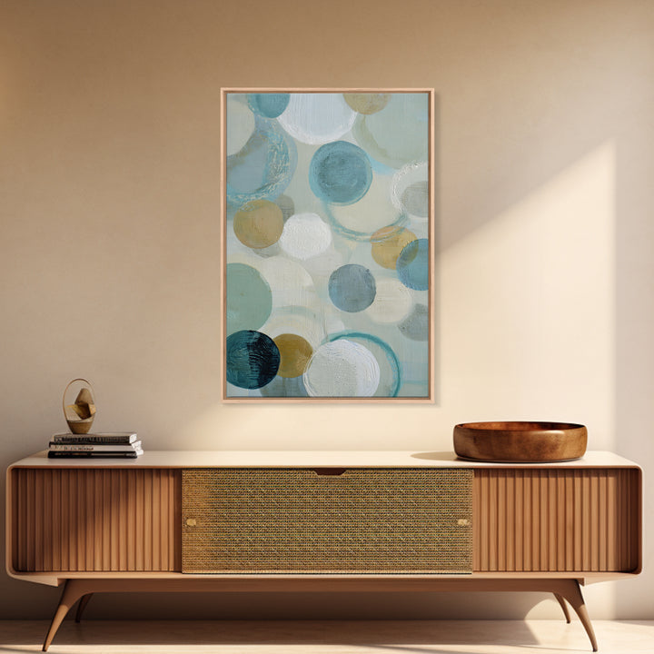 Abstract Cells and Circles as Soothing Pattern Canvas Print, Medical Office Art, Medical Office Decor, Office Decor, Calm, MOA-2x3-85