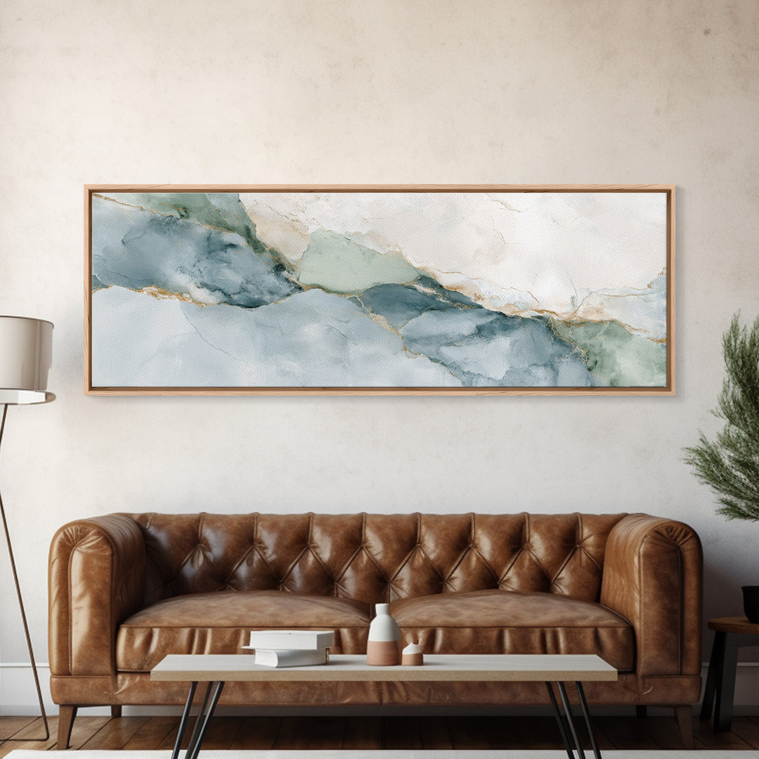 Subtle Marble Texture Canvas Print, Medical Office Art, Art Print, Office Decor, Calm, Printable Art, Medical Student Gift, MOA-3x1-35