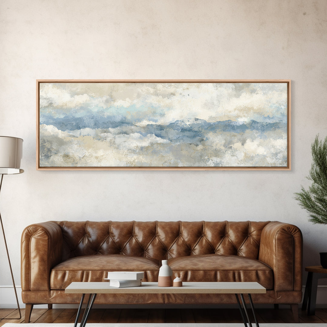 Subtle Marble Texture Framed Canvas Print, Medical Office Art, Wall Art, Office Decor, Fine Art, Calm, Printable Card, MOA-3x1-59