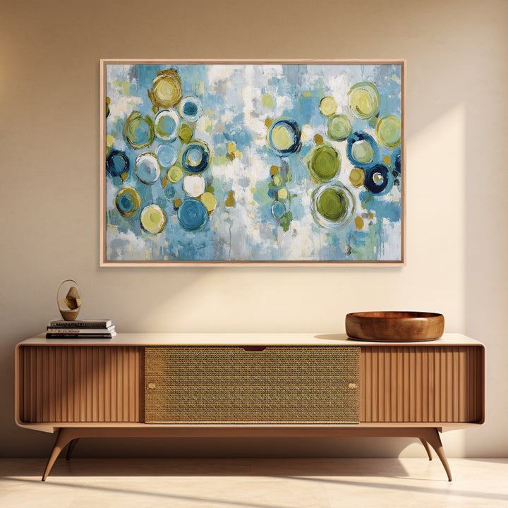 Abstract Cells and Circles as Soothing Pattern Canvas Print, Medical Office Art, Anatomy Poster, Office Decor, Abstract Art, MOA-3x2-33