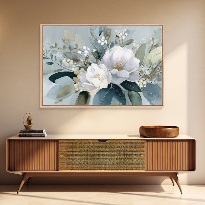 Lavender Botanical Still Life Canvas Print, Medical Office Art, Heart Anatomy Print, Office Decor, Oil Painting, Calm, MOA-3x2-49