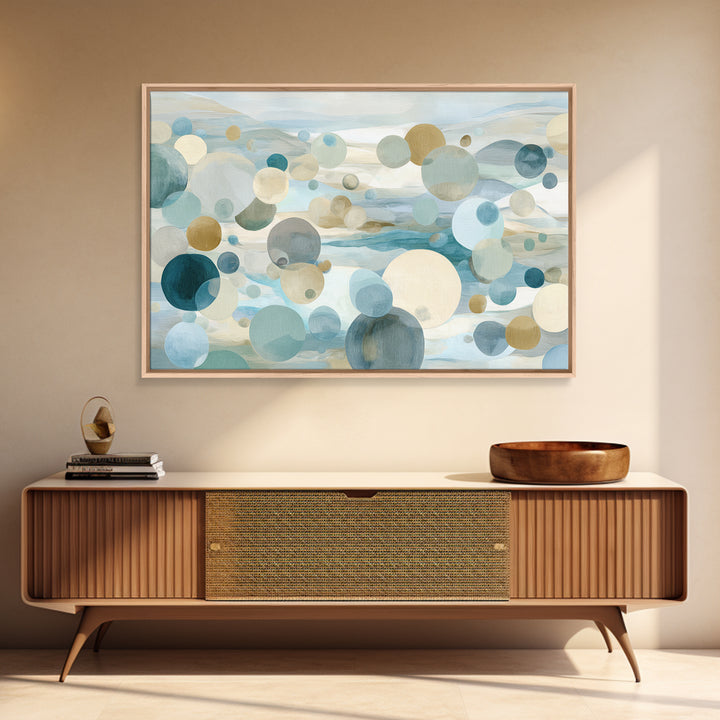 Abstract Cells and Circles as Soothing Pattern Canvas Print, Medical Office Art, Anatomy Poster, Office Decor, Abstract Art, MOA-3x2-57