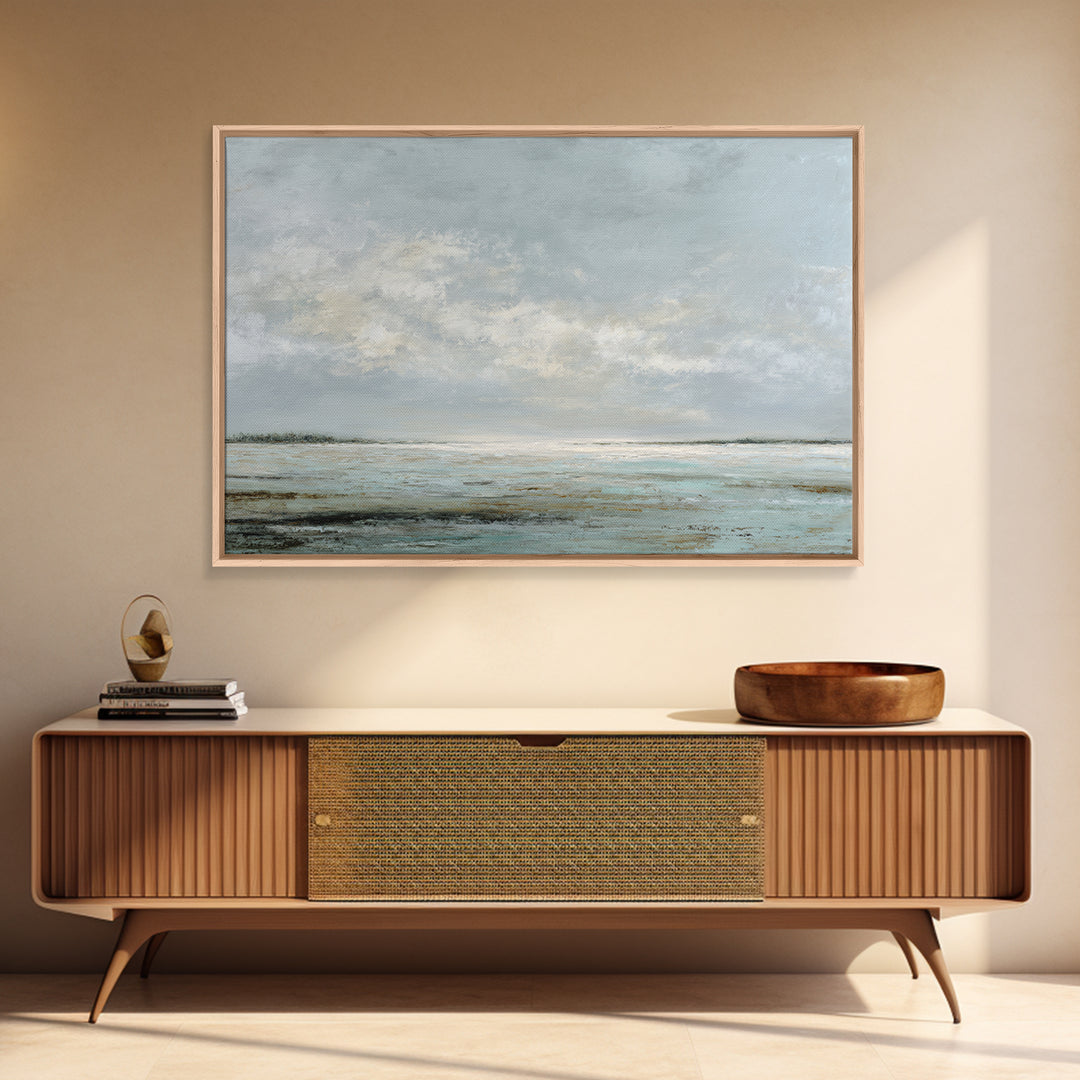 Large Neutral Landscape Canvas Print, Medical Office Art, Neutral Decor, Office Decor, Oil Painting, Calm, Wall Art, Home Decor, MOA-3x2-68