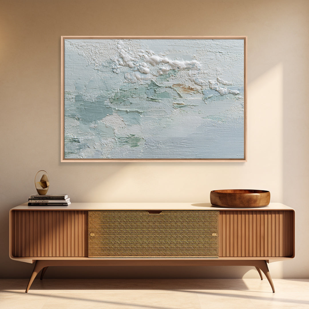 Clean Geometric Composition Framed Canvas Print, Medical Office Art, Healthcare Wall Art, Office Decor, Abstract Art, Calm, MOA-3x2-86