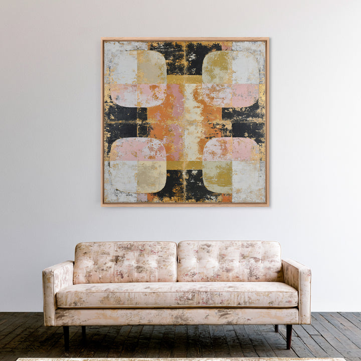 Large Marble Texture Abstract Framed Canvas Print, Modern Art, Printable Art, Living Room Decor, Abstract Art, Modern, MOD-1x1-64