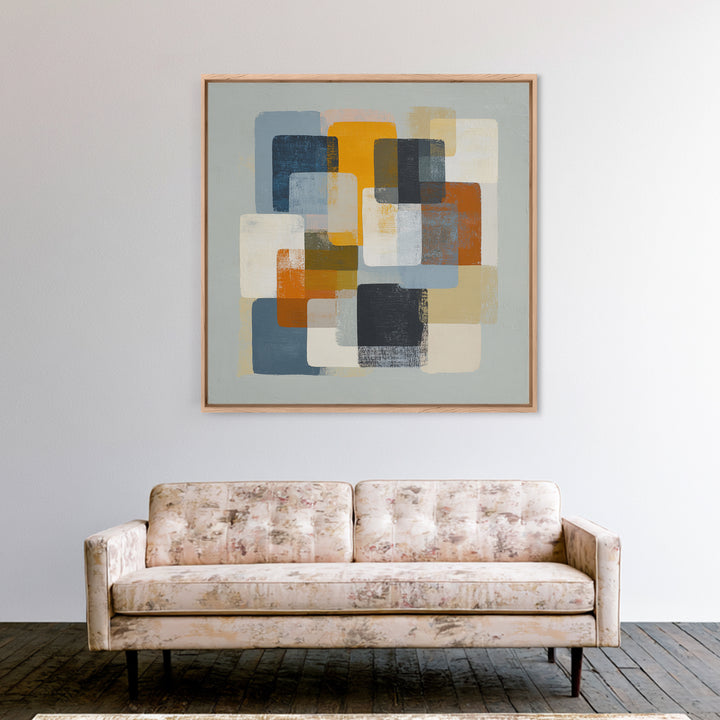 High Contrast Gallery Abstract Framed Canvas Print, Modern Art, Set of 3 Prints, Living Room Decor, Fine Art, Modern, MOD-1x1-72