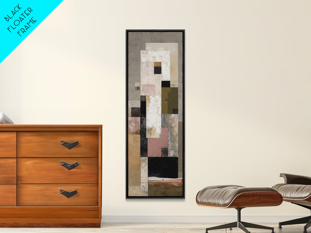 Modern Landscape with Simplified Horizon Canvas Print, Modern Art, Gallery Decor, Living Room Decor, Fine Art, Modern, MOD-1x3-21