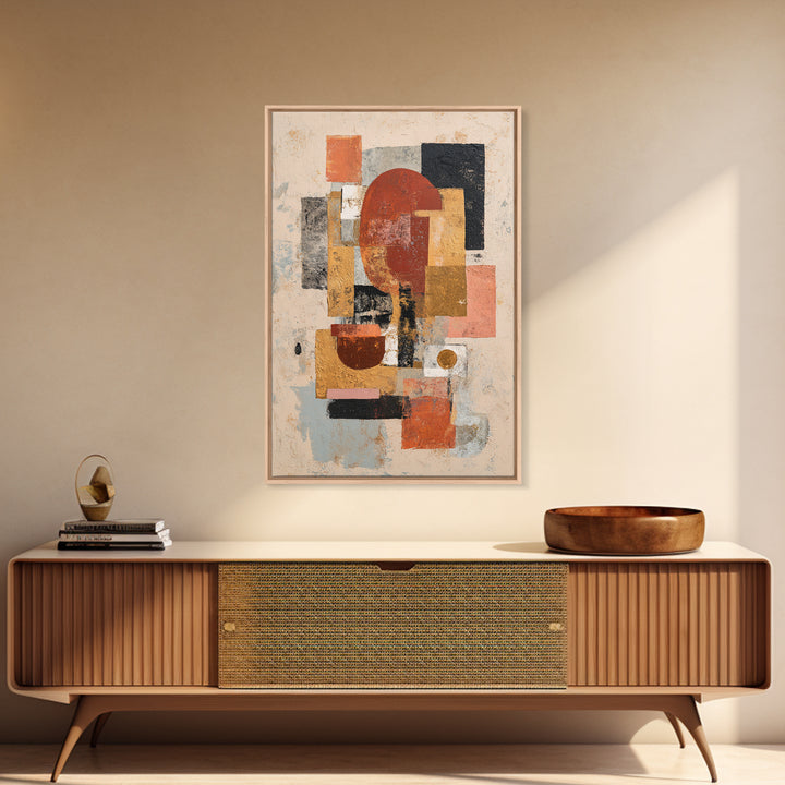 Bold Abstract Composition Canvas Print, Modern Art, Art Nouveau, Living Room Decor, Fine Art, Modern, Mid Century Modern Art, MOD-2x3-57
