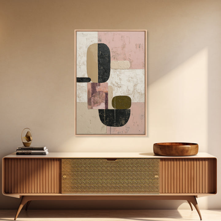 Modern Landscape with Simplified Horizon Canvas Print, Modern Art, Large Wall Art, Living Room Decor, Oil Painting, Modern, MOD-2x3-65