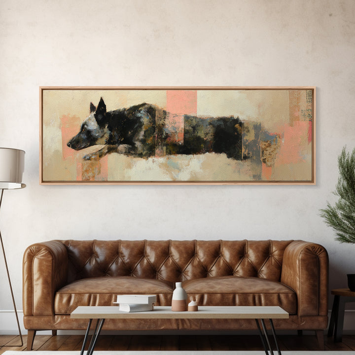 Modern Animal Portrait Canvas Print, Modern Art, Poster Art, Living Room Decor, Fine Art, Modern, Minimalist Decor, MOD-3x1-14