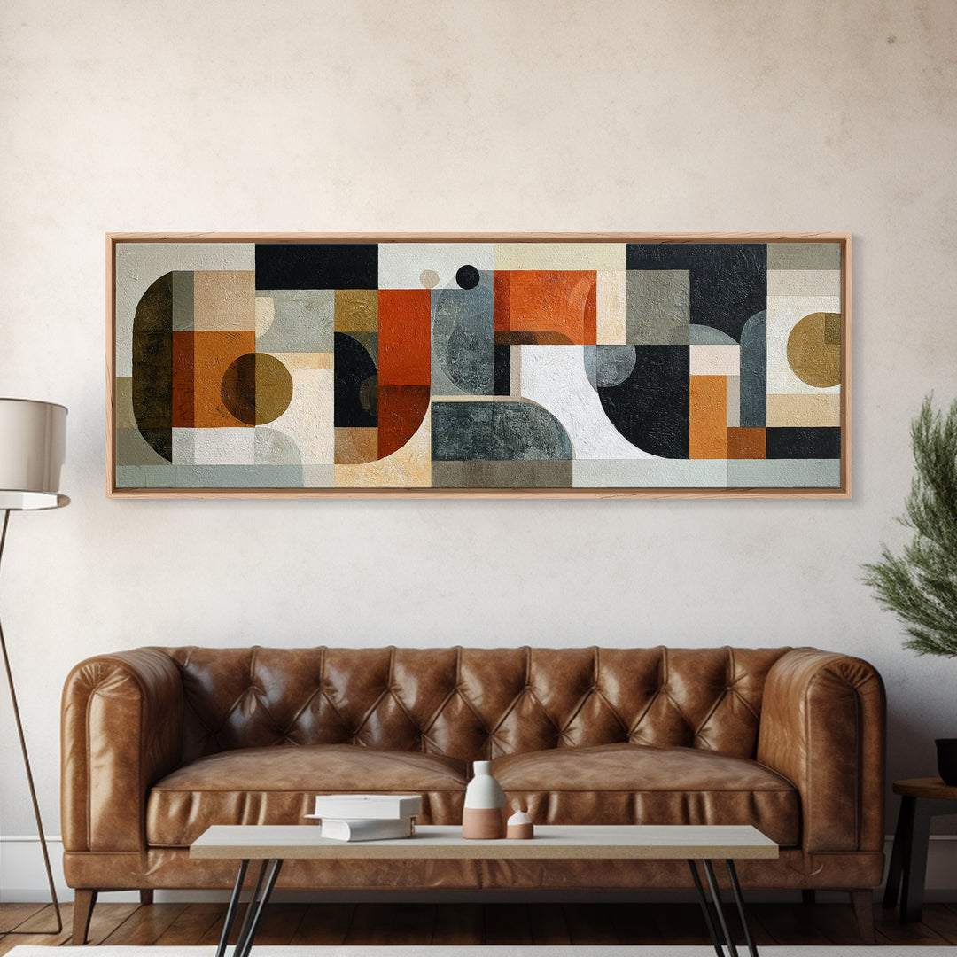Bold Abstract Composition Canvas Print, Modern Art, Living Room Wall Art, Living Room Decor, Abstract Art, Modern, Boho Decor, MOD-3x1-41