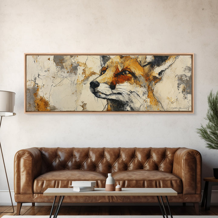Modern Animal Portrait Canvas Print, Modern Art, Gallery Decor, Living Room Decor, Fine Art, Modern, Contemporary Art, MOD-3x1-62