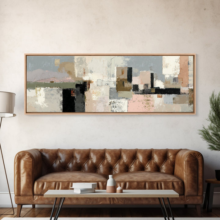 Modern Animal Portrait Canvas Print, Modern Art, Large Wall Art, Living Room Decor, Fine Art, Modern, Living Room Wall Art, MOD-3x1-86