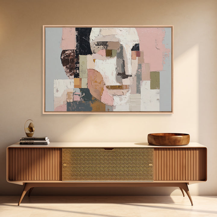 Fragmented Figure Study Canvas Print, Modern Art, Printable Art, Living Room Decor, Fine Art, Modern, Trendy Wall Art, MOD-3x2-21