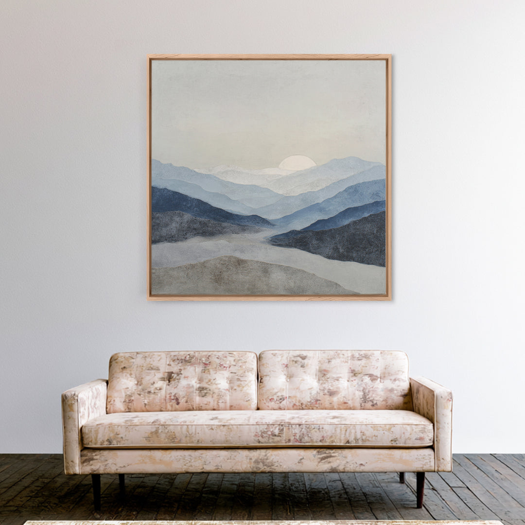 All Pink Cloudscape Canvas Print, Monochrome Art, Boho Wall Art, Living Room Decor, Fine Art, Mono, Neutral Decor, Modern Decor, MON-1x1-60