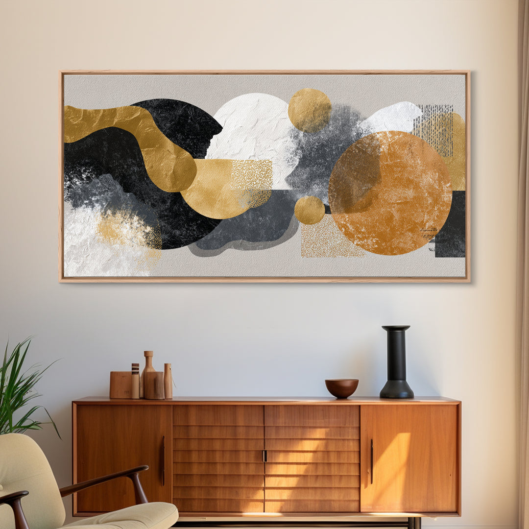 Ivory White Plaster Texture Composition Canvas Print, Monochrome Art, Printable Wall Art, Living Room Decor, Fine Art, Mono, MON-2x1-73