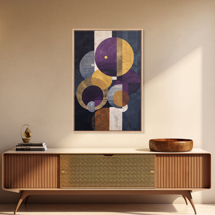 Purple Night Sky Canvas Print, Monochrome Art, Printable Art, Living Room Decor, Oil Painting, Mono, Minimalist Wall Art, MON-2x3-95