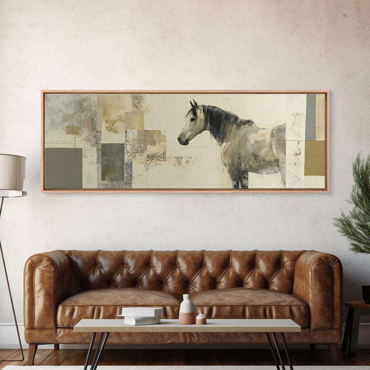 Monochrome Cat Portrait Framed Canvas Print, Monochrome Art, Art Prints, Living Room Decor, Fine Art, Mono, Apartment Decor, MON-3x1-51