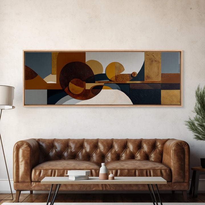Brown Leather and Whiskey Still Life Framed Canvas Print, Monochrome Art, Room Decor, Living Room Decor, Fine Art, Mono, MON-3x1-63