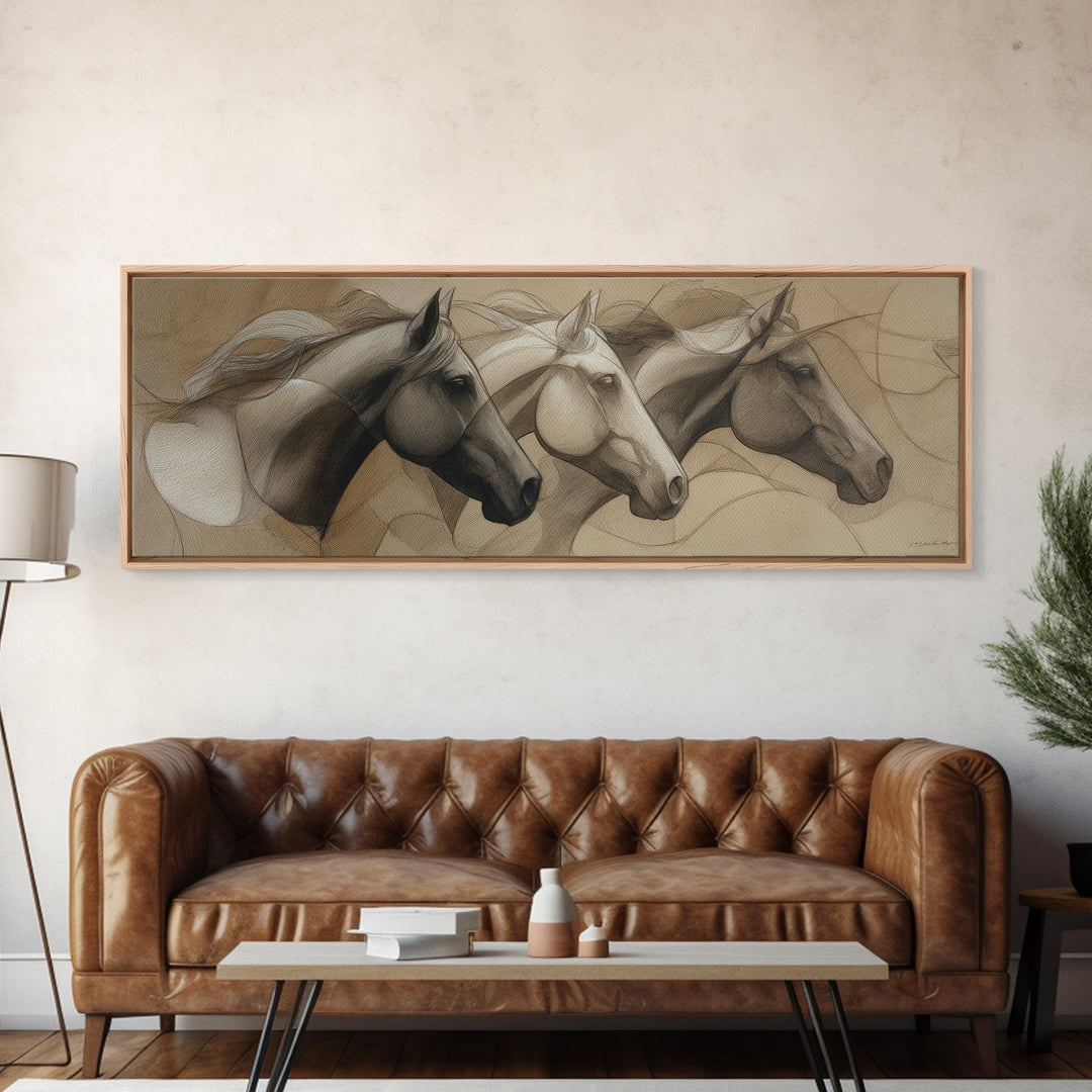 Ivory White Plaster Texture Composition Framed Canvas Print, Monochrome Art, Bird Art, Living Room Decor, Fine Art, Mono, MON-3x1-69