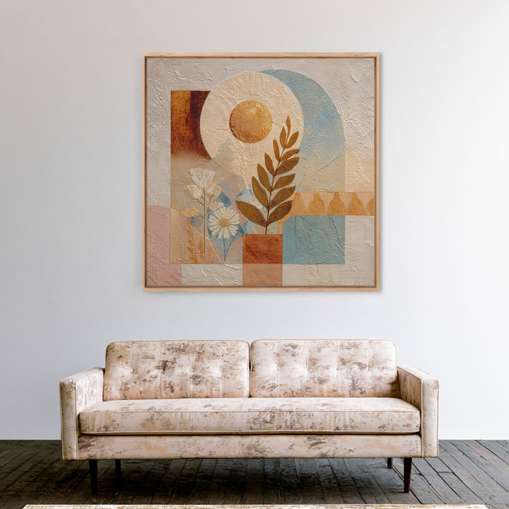 Camel Silhouette Beneath Crescent Moon Canvas Print, Moroccan Art, Modern Decor, Living Room Decor, Fine Art, Marrakesh, MOR-1x1-59