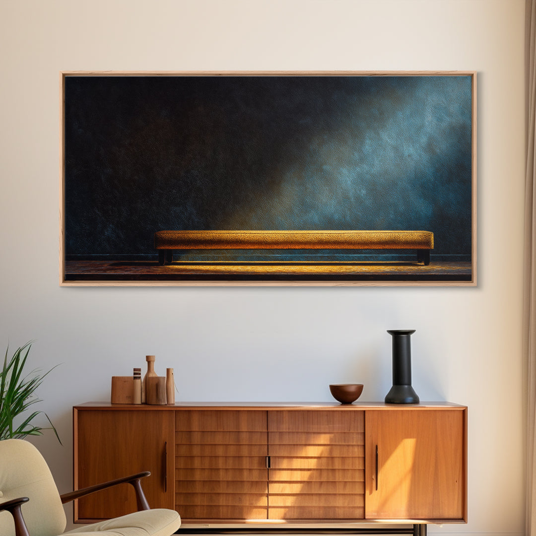 Soundproof Foam Pattern Transformed into Art Canvas Print, Music Studio Art, Minimalist Decor, Studio Decor, Rhythm, MSA-2x1-15