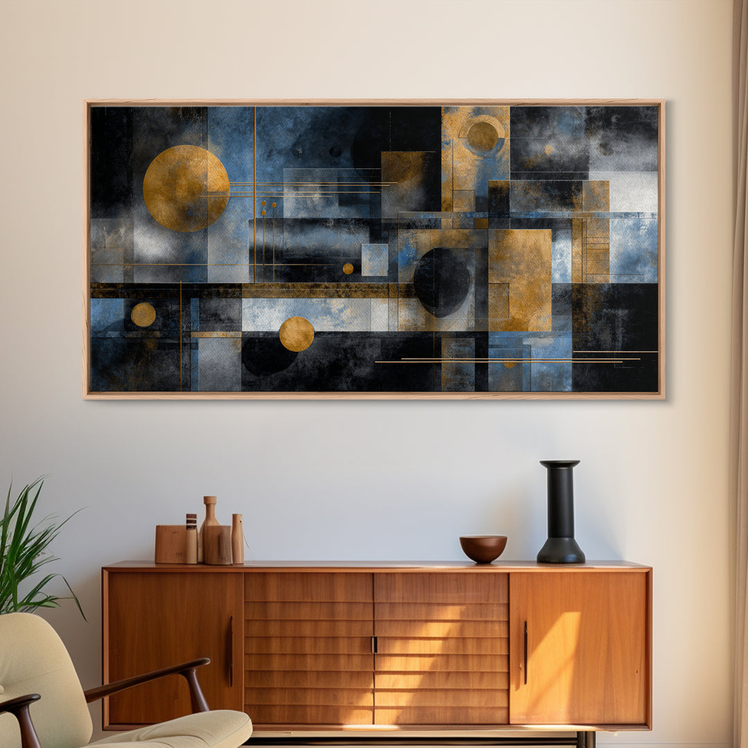 Album Cover Abstract Grid Canvas Print, Music Studio Art, Room Decor, Studio Decor, Abstract Art, Rhythm, Printable Art, MSA-2x1-62