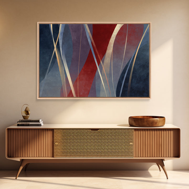 Abstract Rhythm Lines Like Painted Music Canvas Print, Music Studio Art, Paul Mccartney, Studio Decor, Fine Art, Rhythm, MSA-3x2-51