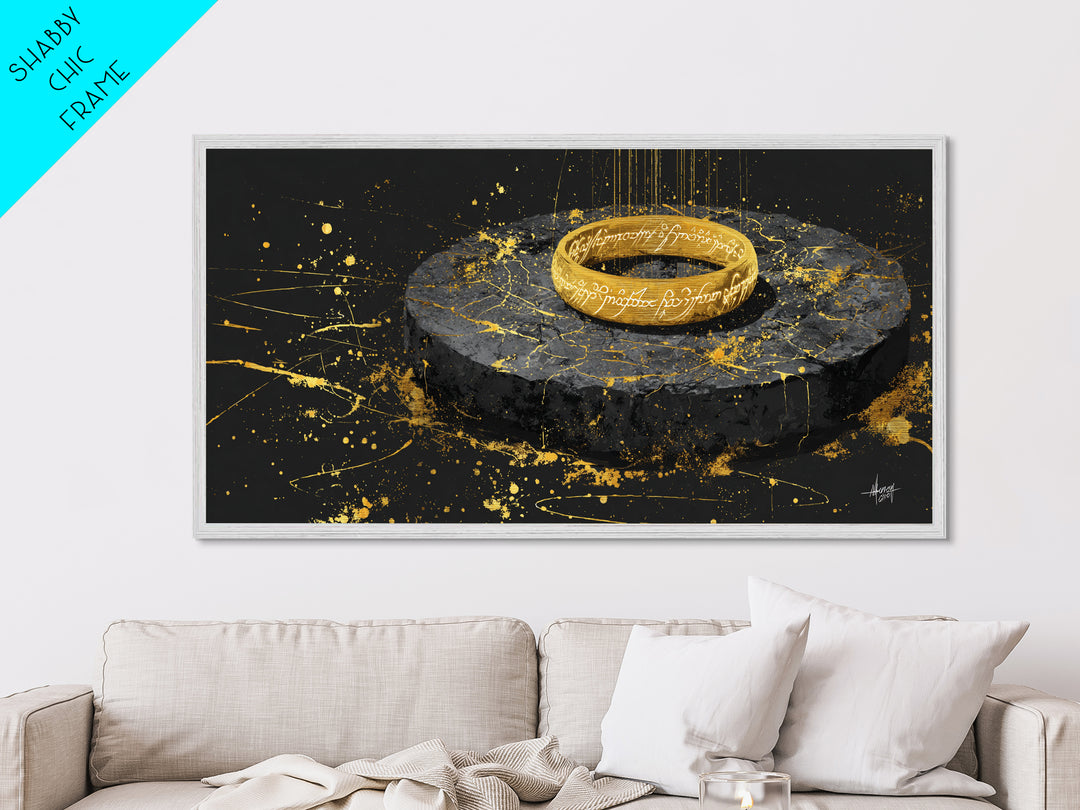Mythic Norse Warriors Metallic Gold Art Viking Battle Silhouette Metal Art, Office Wall Decor or Dad Gift framed in real wood