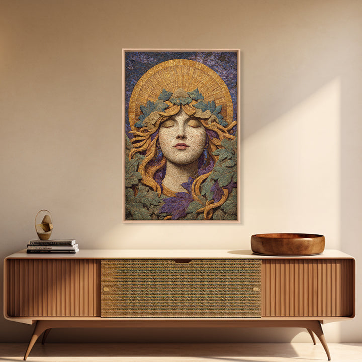 Apollo Sun God Framed Canvas Print, Mythological Art, Wall Art, Living Room Decor, Fine Art, Legend, Artwork, Framed Wall Art, MYT-2x3-38