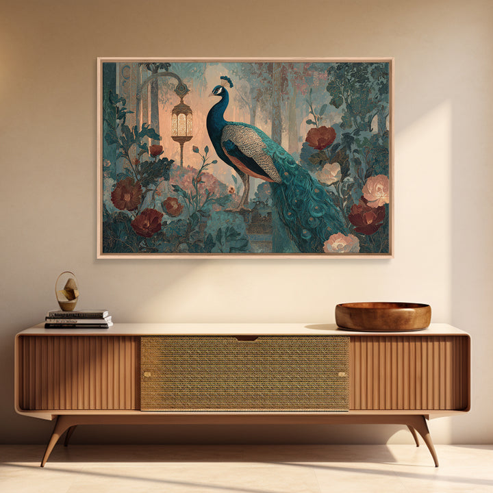 Hera Peacock Symbolism Canvas Print, Mythological Art, Living Room Wall Art, Living Room Decor, Fine Art, Legend, Modern Decor, MYT-3x2-98