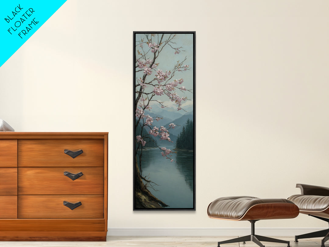 Spring Cherry Blossoms Canvas Print, Nature Art, Room Decor, Living Room Decor, Fine Art, Nature, Wall Hangings, NAT-1x3-28