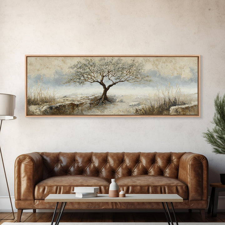 Tree of Life Canvas Print, Nature Art, Luxury Decor, Living Room Decor, Fine Art, Nature, Mushroom, Printable Wall Art, NAT-3x1-31