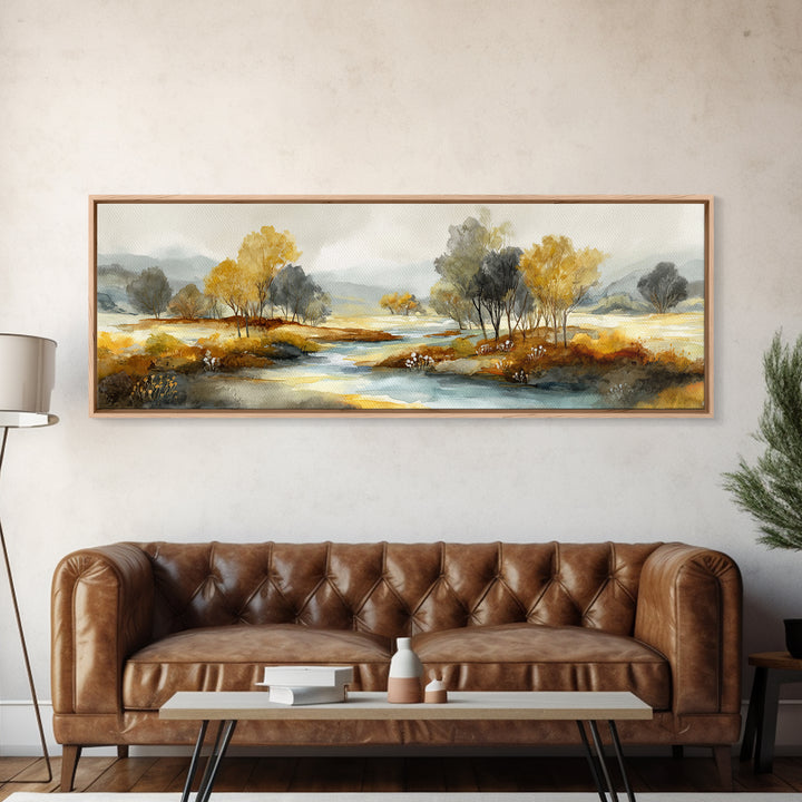 Mushroom Cluster in Enchanted Woodland Canvas Print, Nature Art, Textured Painting, Living Room Decor, Oil Painting, Nature, NAT-3x1-95