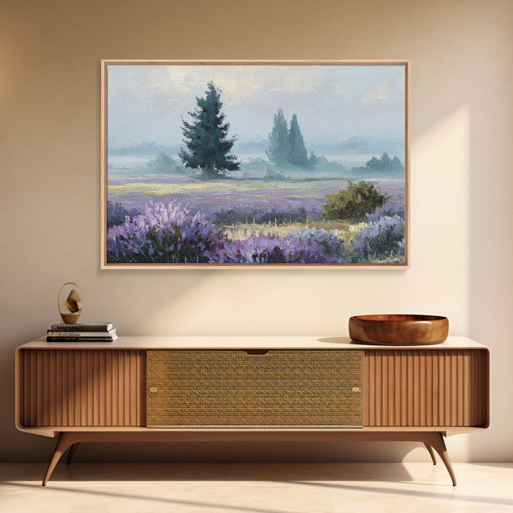 Bees Circling Lavender Blossoms Canvas Print, Nature Art, Living Room Decor, Fine Art, Nature, Ocean Art, Bird Wall Art, NAT-3x2-3