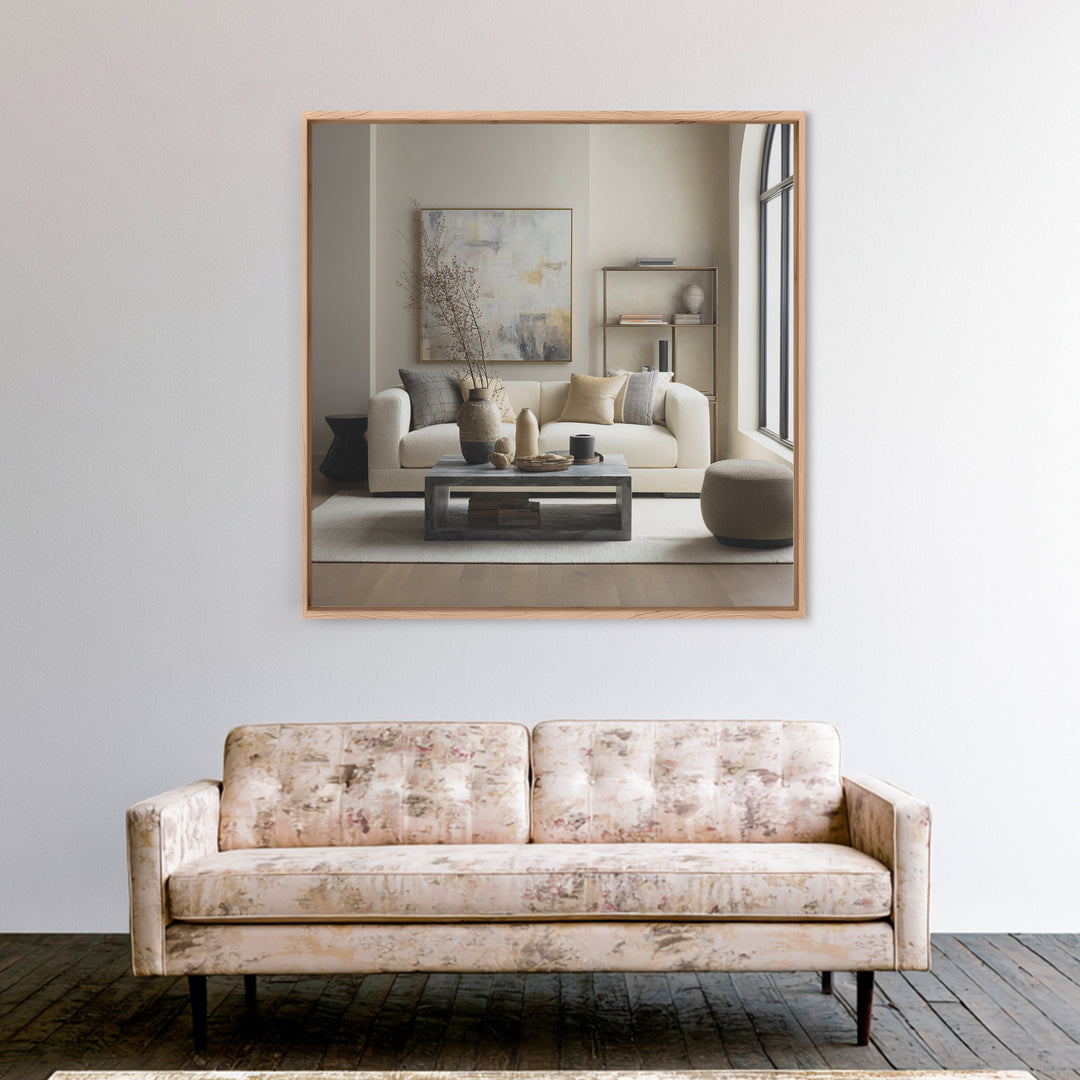 Monochrome Bridge Structure Framed Canvas Print, Office Art, Canvas Print, Office Decor, Abstract Art, Focus, Art Print, OFF-1x1-58