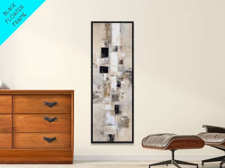 Large Neutral Texture Art for Professional Setting Canvas Print, Office Art, Fine Art Print, Office Decor, Abstract Art, Focus, OFF-1x3-57
