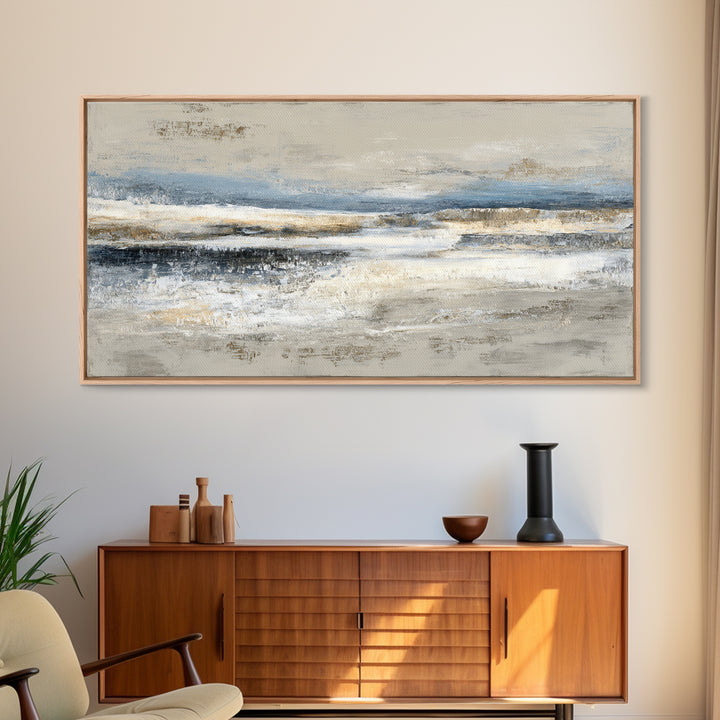 Balanced Stone Composition Framed Canvas Print, Office Art, Statement Artwork, Office Decor, Fine Art, Focus, Wall Decor, OFF-2x1-20