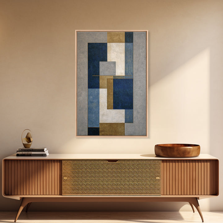Clean Abstract Geometry Canvas Print, Office Art, Art Deco, Office Decor, Focus, Bedroom Wall Art, Downloadable Prints, OFF-2x3-57