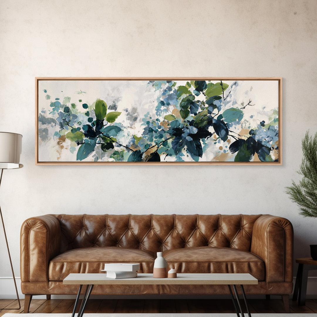 Modern Botanical Print Canvas Print, Office Art, Canvas Print, Office Decor, Oil Painting, Focus, Art Print, Room Decor, OFF-3x1-20