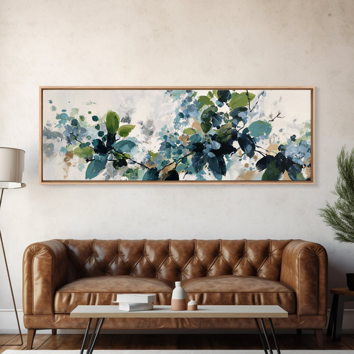 Modern Botanical Print Canvas Print, Office Art, Canvas Print, Office Decor, Oil Painting, Focus, Art Print, Room Decor, OFF-3x1-20