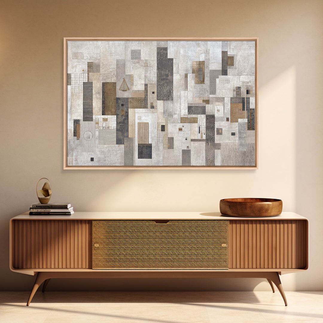 Large Neutral Texture Art for Professional Setting Canvas Print, Office Art, Office Wall Art, Office Decor, Fine Art, Focus, OFF-3x2-49