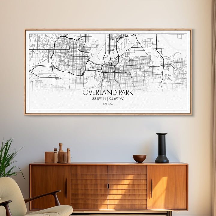 Overland Park City Map, Kansas Art, Map Print, Minimalist Wall Art, Wall Art, Canvas Art, Gift For Realtor, Boho Wall Hanging, Southern Art