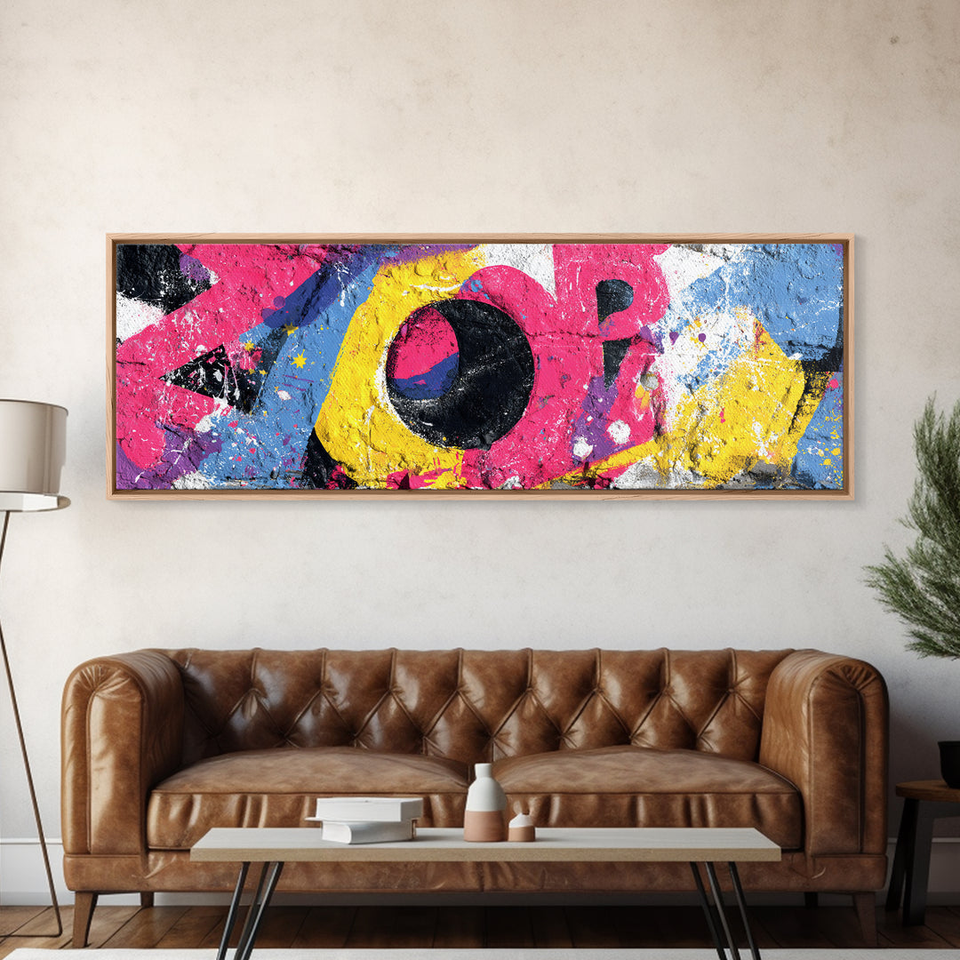 Retro Soda Bottle Canvas Print, Pop Art, Statement Artwork, Living Room Decor, Abstract Art, Pop, Wall Decor, Painting, POP-3x1-19