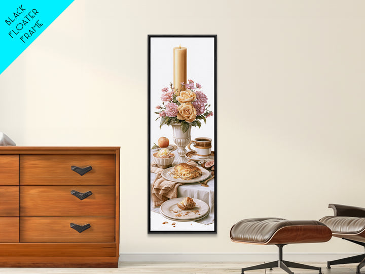 Elegant Table Objects Canvas Print, Restaurant Art, Kitchen Wall Art, Restaurant Decor, Fine Art, Bistro, Kitchen Wall Decor, RES-1x3-60